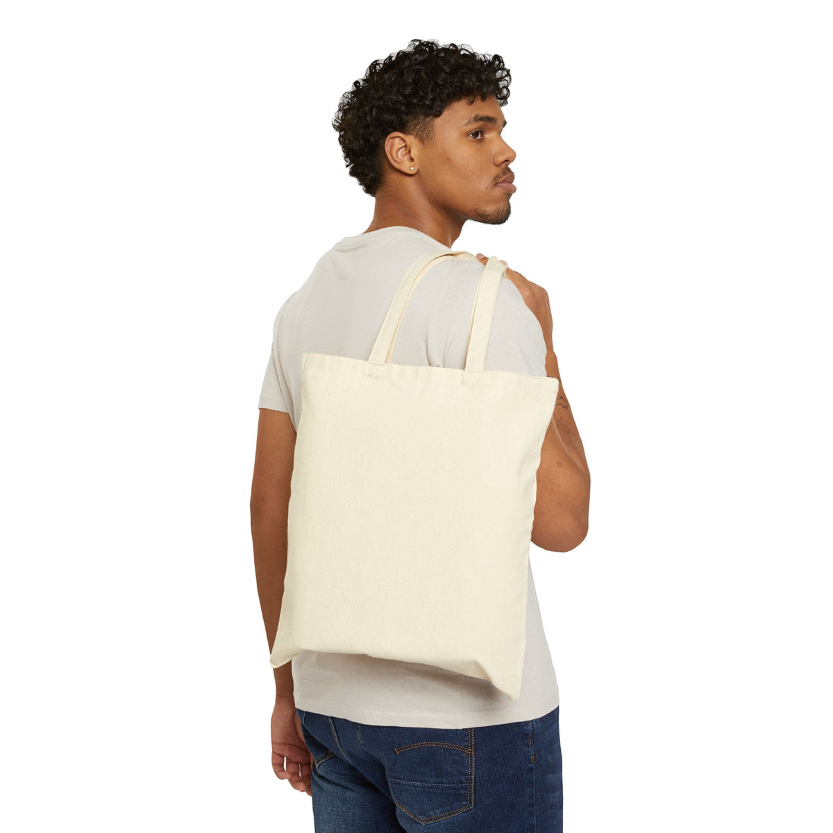Cotton Canvas Tote Bag | 100% Baumwolle | Robust & Stylish