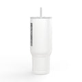Gravierter 40oz Isolier-Tumbler mit Deckel – Floral Angel Design | Edelstahl | Heiß & Kalt