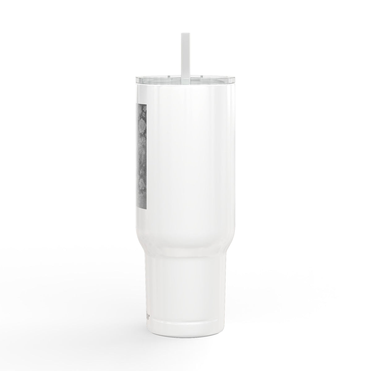 Gravierter 40oz Isolier-Tumbler mit Deckel – Floral Angel Design | Edelstahl | Heiß & Kalt