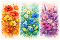 Bloom & Pride Triptych