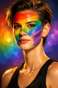Bold & Free Portrait digitales Kunstportrait