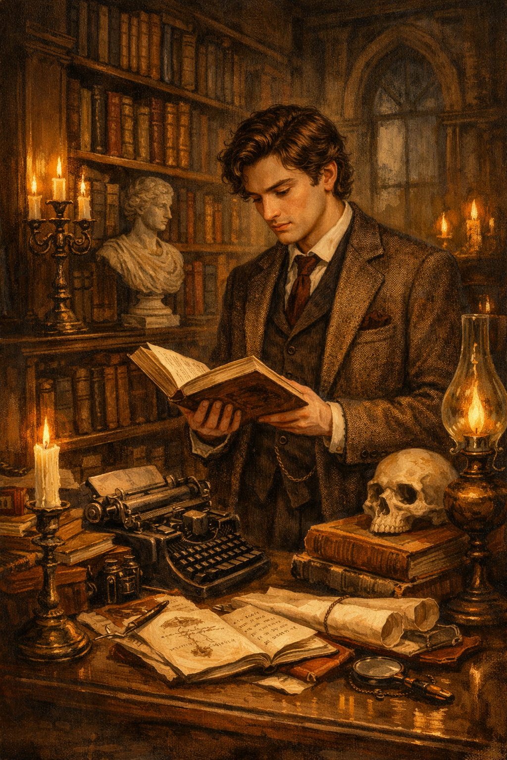 Dark Academia – 10er Bundle Digitale Kunstdrucke