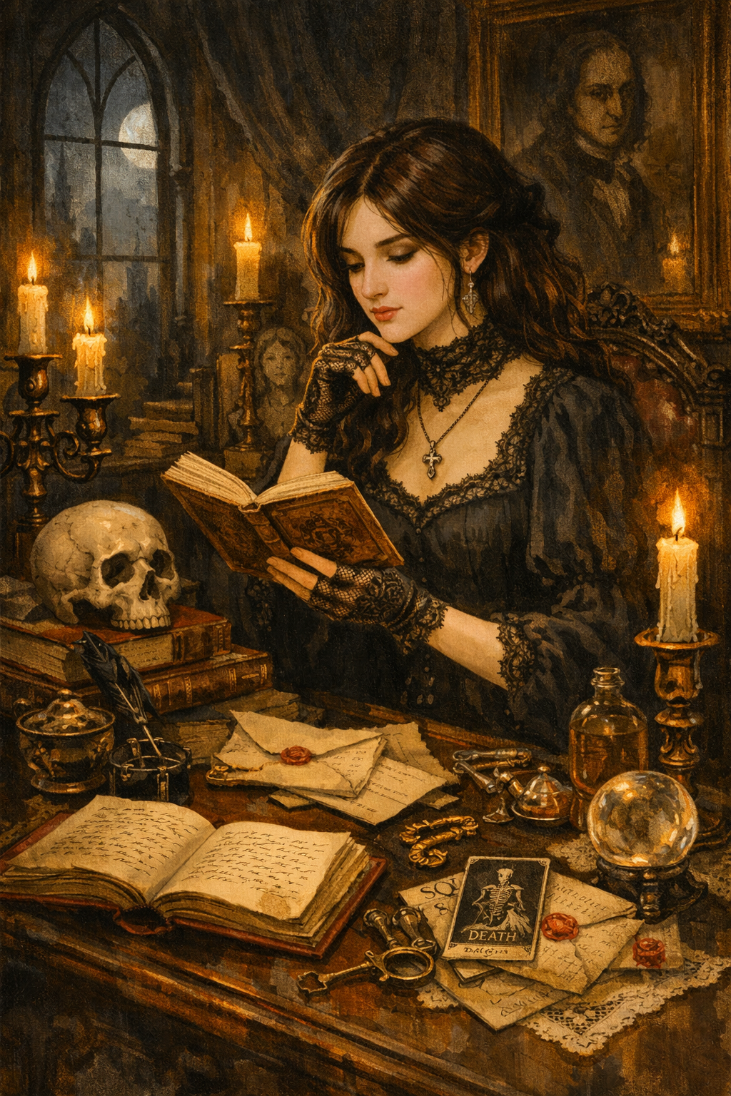 Dark Academia – 10er Bundle Digitale Kunstdrucke