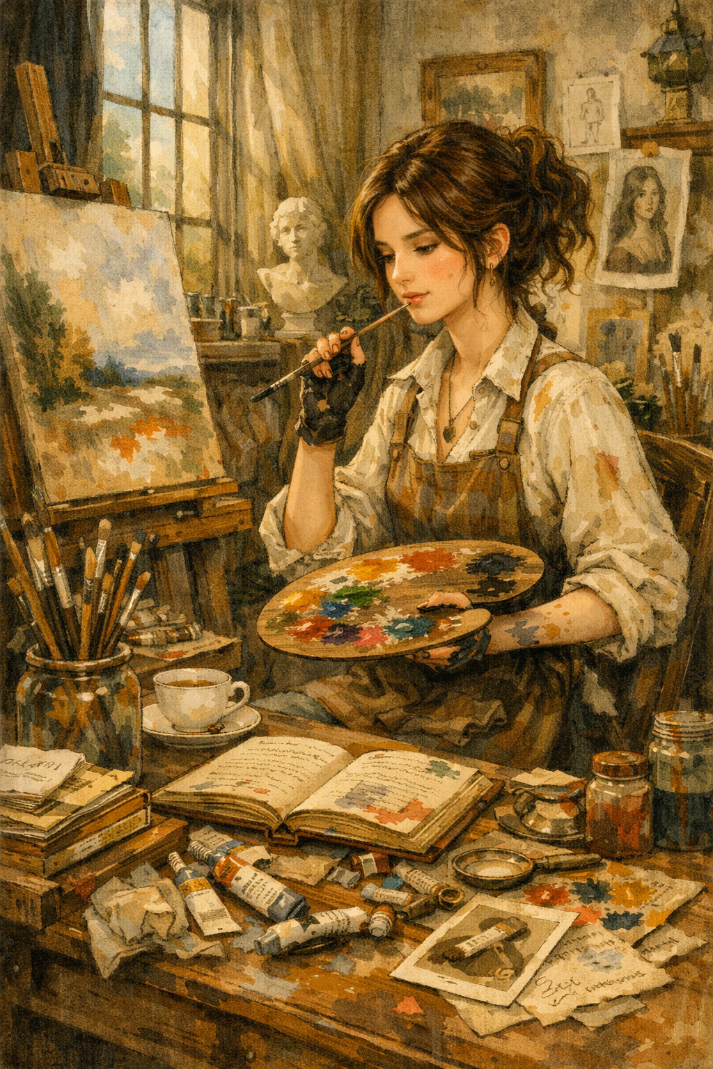 Dark Academia – 10er Bundle Digitale Kunstdrucke