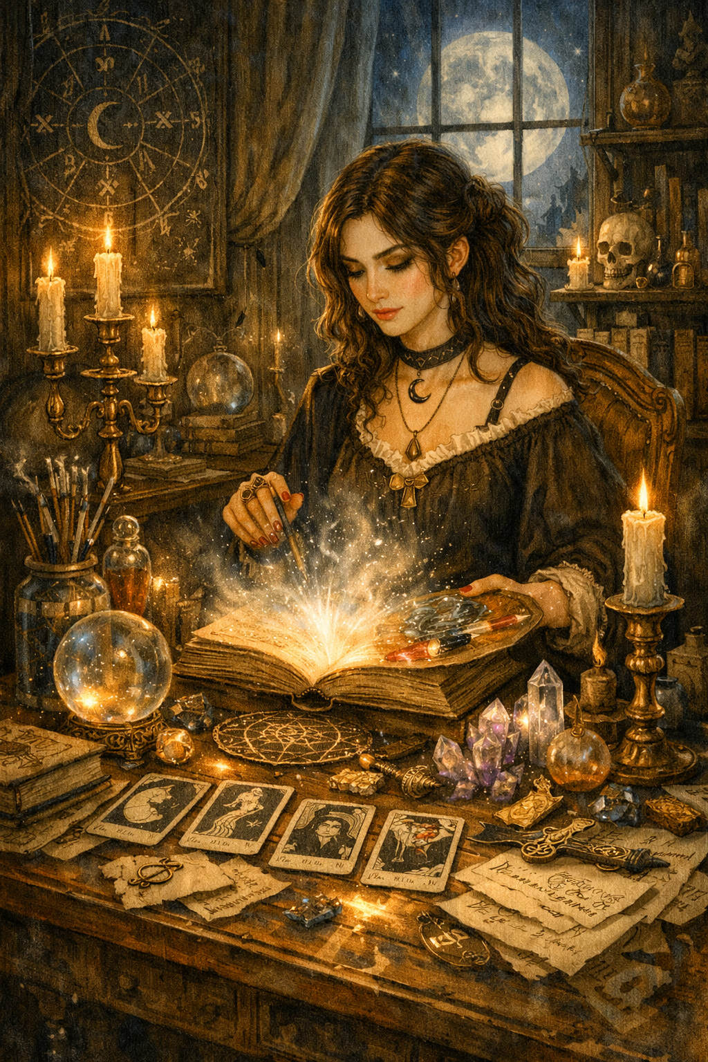 Dark Academia – 10er Bundle Digitale Kunstdrucke