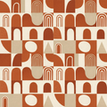 Boho Geometrisch Muster – digitale Printvorlage