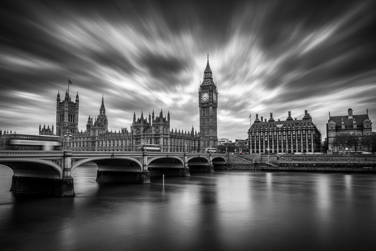 London, Brücke, Bridge, KI, KI-Bild