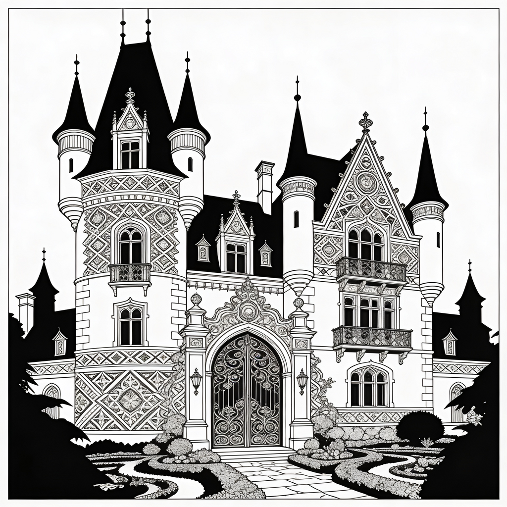 Ausmalbilder für Erwachsene – Fantasy Bundle (20 Bilder)