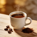 Morgenkaffee – Der erste Schluck digitales Kunstbild