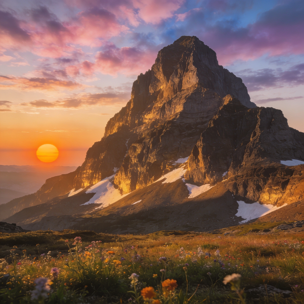 Sonnenaufgang – 3er Wandbild-Set ☀️ | KI-Kunstdruck Bundle