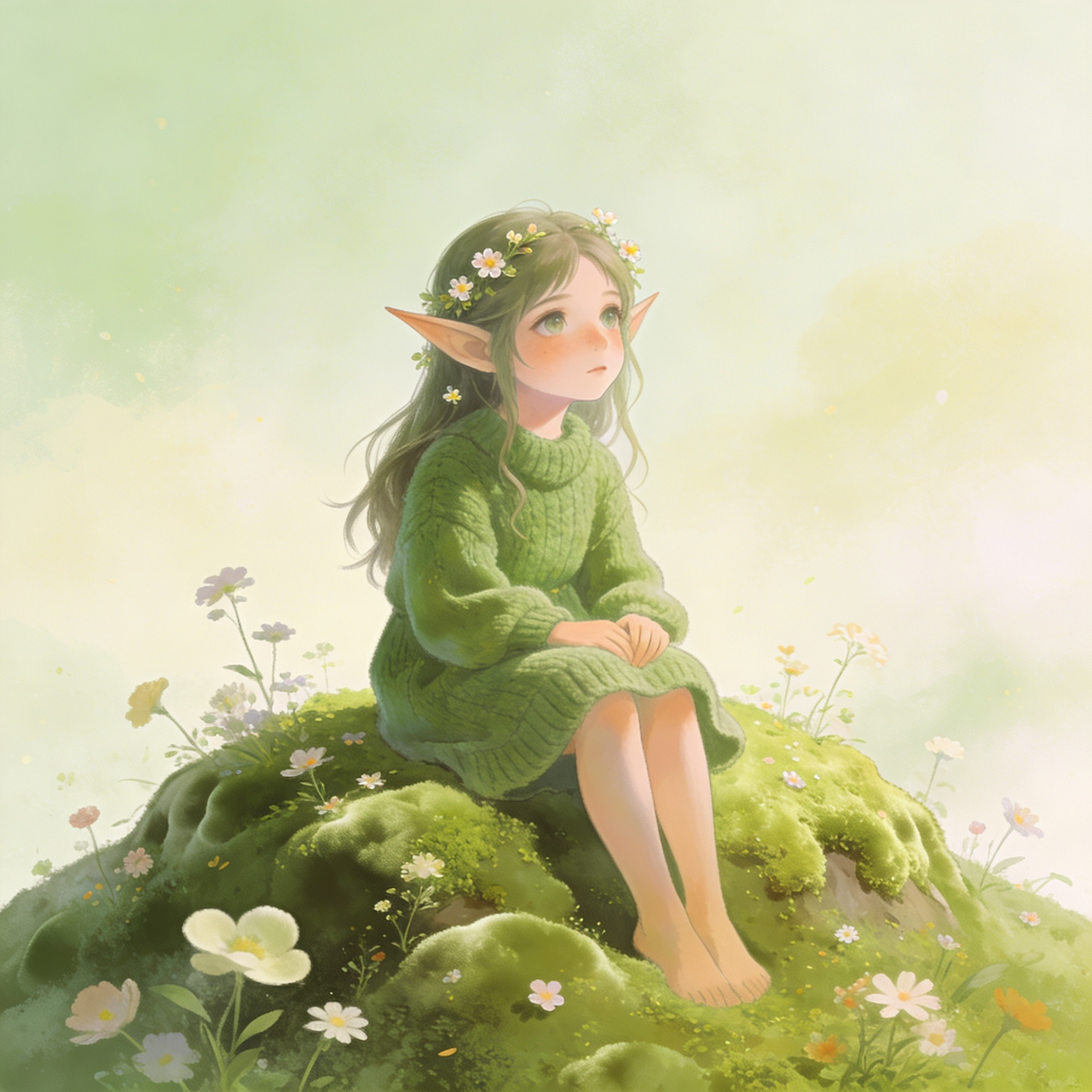 Das Elfenmädchen – Fantasy Kunstdruck