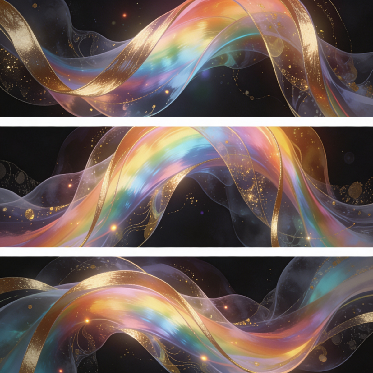 Pride Waves Triptych