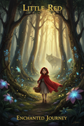 Rotkäppchen im Wald – Märchen Kunstdruck